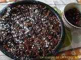 Clafoutis léger aux cerises noires amandes