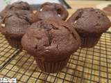 Muffins tout chocolat hyper moelleux