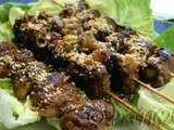 Brochettes de boeuf aux oignons du Vietnam