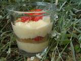 Verrine à la fraise de Rosy