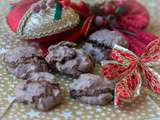 Baisers au chocolat et aux amandes  Schatzy  (Bredeles 2019)