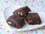 Brownies aux pommes et aux noix