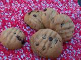 Cookies à la pâte de spéculoos et aux pépites de chocolat