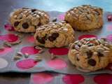 Cookies aux graines de tournesol et au chocolat