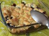 Crumble banane chocolat