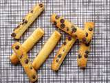 Fingers financiers noix de coco et pépites de chocolat