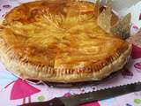 Galette des rois aux pralines roses