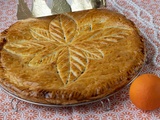 Galette des rois oranges confites et chocolat