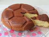 Gâteau football chocolat vanille (recette Tupperware)