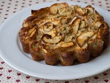 Gâteau léger pommes bananes et flocons d’avoine de Hélène