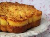 Gâteau moelleux aux pommes et son croustillant noix de coco