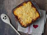 Gratin de polenta bolognaise