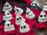 Meringues fantômes pour Halloween