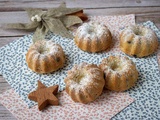 Mini bundt cakes aux amandes et pépites de chocolat