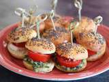 Mini burgers pour l'apéro