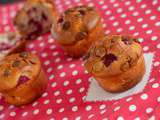 Muffins moelleux aux framboises