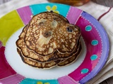 Pancakes aux myrtilles et au sirop d’érable