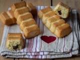 Petits gâteaux noix de coco cœur chocolat