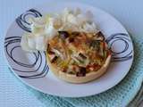 Quiches au saumon fumé et aux poireaux