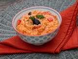 Risotto aux poivrons rouges et piment d'Espelette