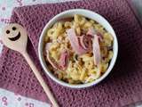 Risotto de coquillettes jambon (recette de Cyril Lignac)