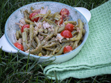 Salade haricots verts thon tomates cerises