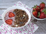 Smoothie bowl fraises banane