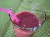 Smoothie fraises banane