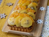 Tarte aux kiwis et aux oranges