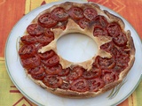 Tarte couronne à la tomate