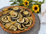 Tarte tatin aux courgettes et au miel