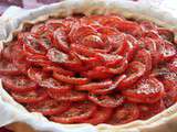 Tartes aux tomates et oignons confits