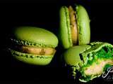 Macarons citron vert et basilic