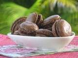 Macarons chocolat et sa ganache chocolat