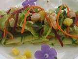 Salade fraîcheur aux Gambas