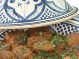 Tajine de boulettes aux aubergines