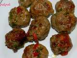 Boulettes farcies aux poivrons