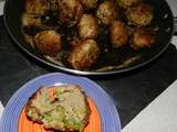 Boulettes fourrées aux haricots verts