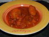 Boulettes sauce tomate-champignons des bois