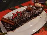 Bûche au chocolat Noël 2017