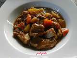 Carbonnade aux légumes anciens