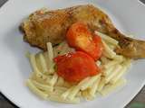 Cuisses de poulet aux herbes et tomates