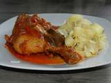 Cuisses de poulet de Mamylou et ses rubans blancs