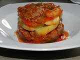 Galettes de viande hachée fourrées aux pomme de terre