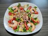 Saveurs de la mer dans une salade composée