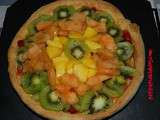 Tarte aux fruits exotiques