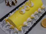 Bûche tarte citron meringuée