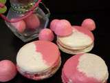 Macarons ganache Tagada Pink