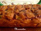 Cake aux 3 poivrons et knakis