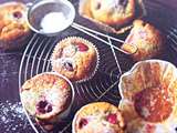 Petits muffins aux framboises